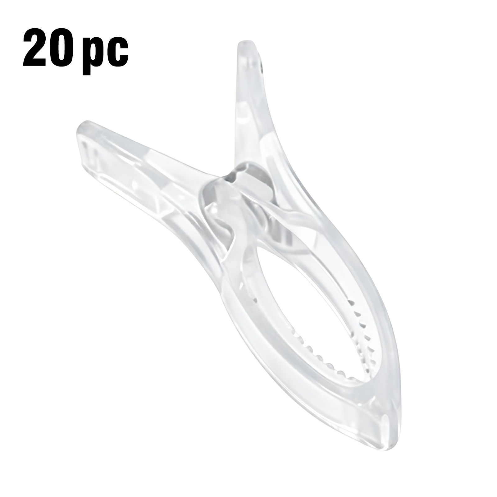 TEMU 20/40/60pcs Clips à Ressort Transparents Robustes - Pinces de Fond Photo Multifonctionnelles Transparentes pour la Construction d'Arches de