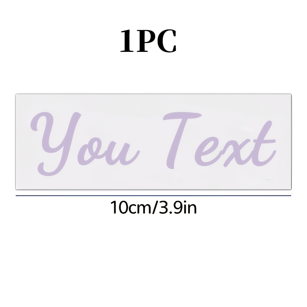 TEMU Custom Personalized Birthday Gift Decoration Self-adhesive Paper, Transparent Style Self-adhesive Gift Sticker, Birthday Theme, Store Brand ,