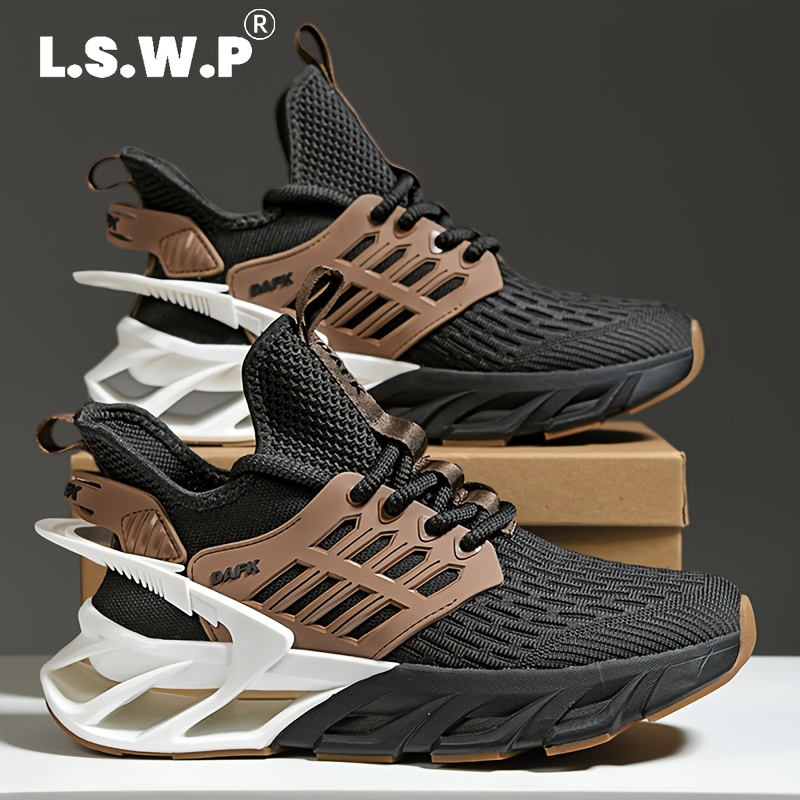 TEMU [sneakers] Men's Cross Training Shoes, Running Shoes, Breathable Athletic Footwear, Suitable For Gym Workouts, Outdoor Running, Hiking, Casual