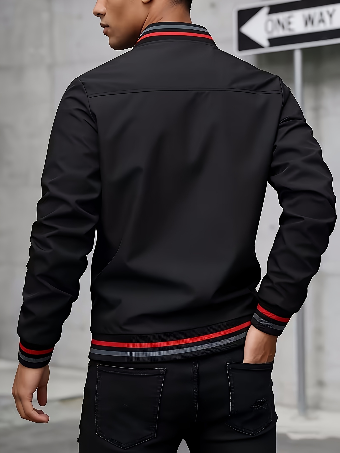 bagong dating na trendy brand jacket para sa mga lalaki, flight jacket, baseball jacket, makabagong jacket, baseball collar jacket, maraming   na mens college style jacket,  -transisyonal na paningin sa taglagas
