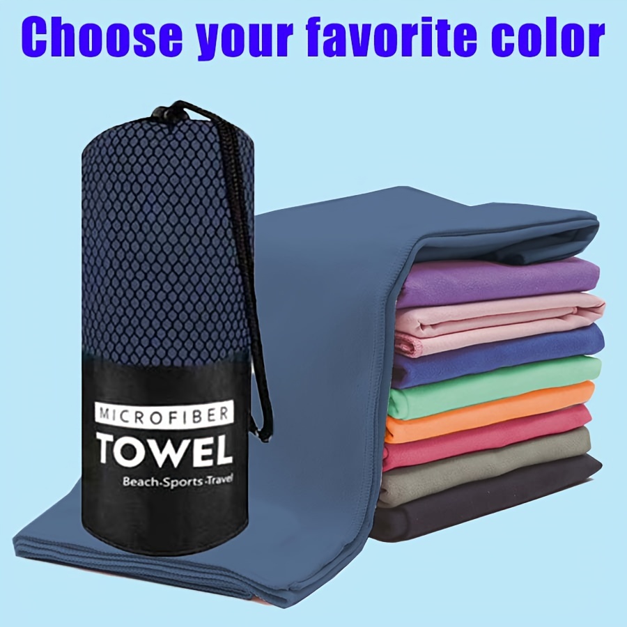 

1pc -dry Microfiber Towel For & - , -absorbent, 360° Venting , Portable For Gym, , - Bath Towel