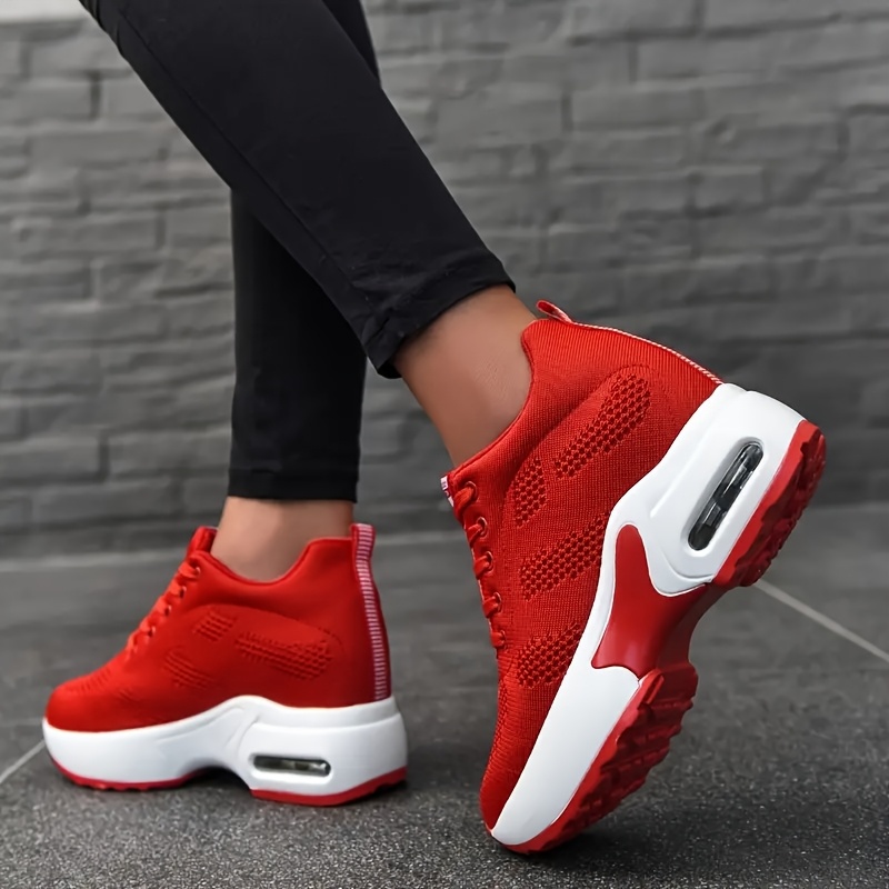 Zapatos Casuales de Suela Gruesa para Mujer 1912: Cómodos y Ligeros con Aumento de Altura