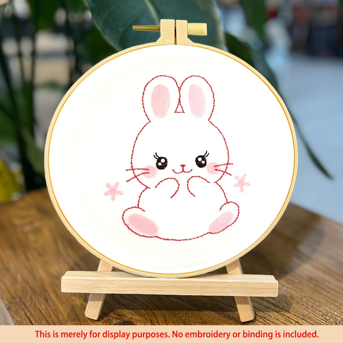 TEMU 1 Set Printed Cross Stitch Kit Cartoon Series Hand Embroidery 11ct Medium Grid Three-thread Needlework 20*20cm Beginner' Diy Package