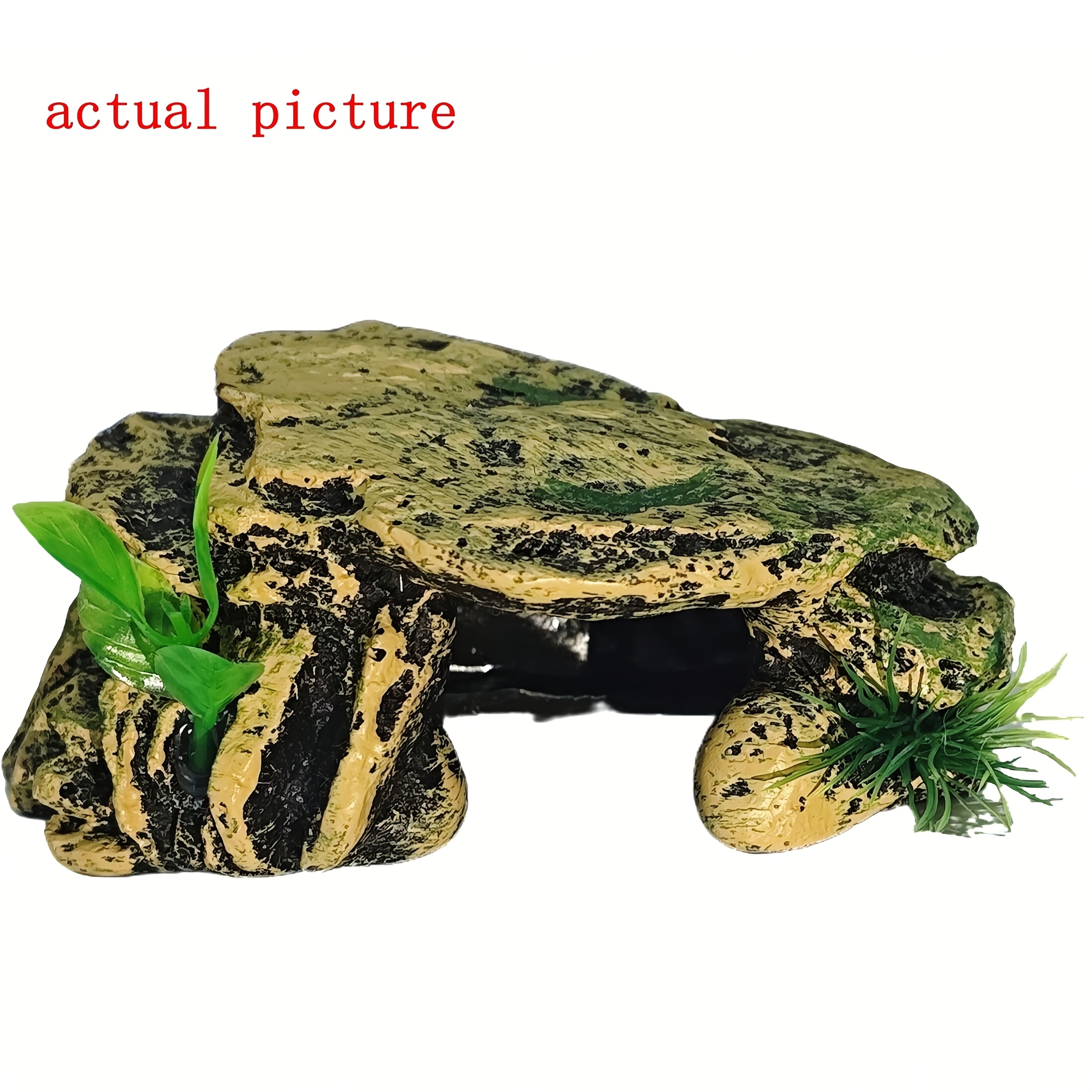 Realistic Resin Turtle Sunbathing Platform
