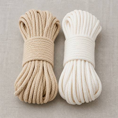 98 5ft 30m 5mm rope white random color for diy craft macrame home garden camping use