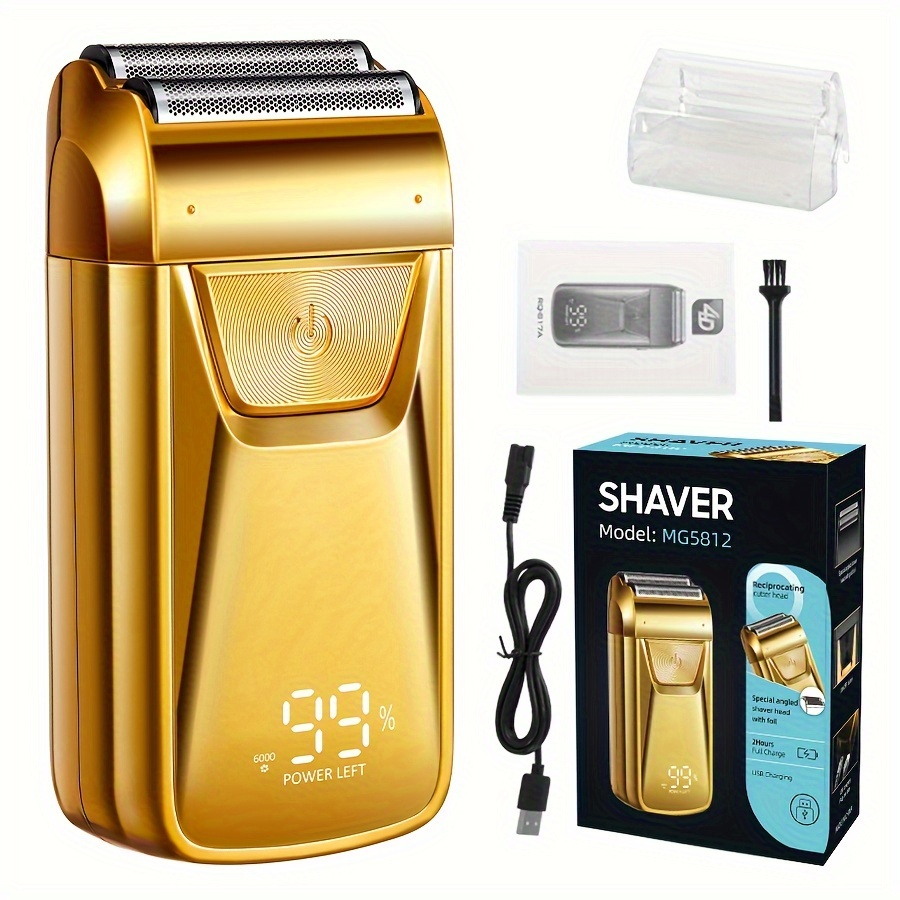 

Electric Shaver For Men, Professional Rechargeable Electric Foil Shaver For Home For Men, High- For Father's Day