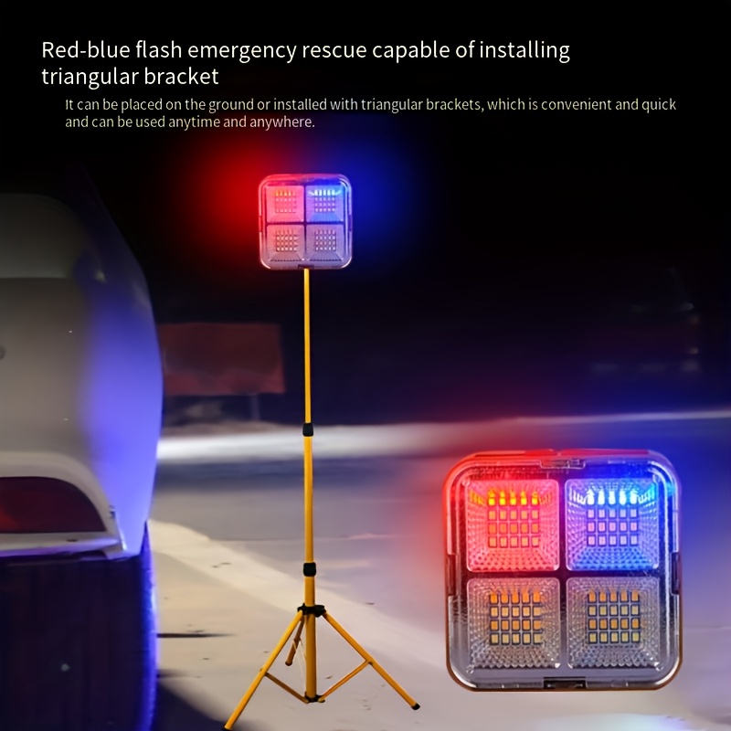 Solar Camping Lights Outdoor Portable Rechargeable Solar Flood Light LED Reflector Rechargeable Projector Floodlight Construction Lamp