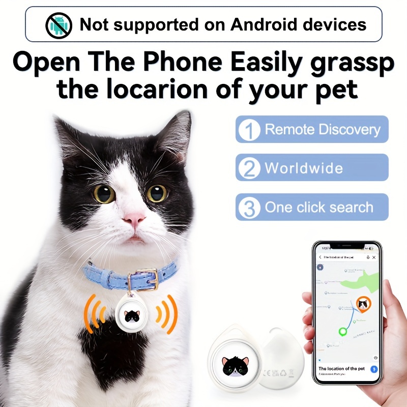 

Pet Locator, Anti-lost Device, Pet Tracking Device, Tracking Artifact Collar Suitable For Ios Device Use