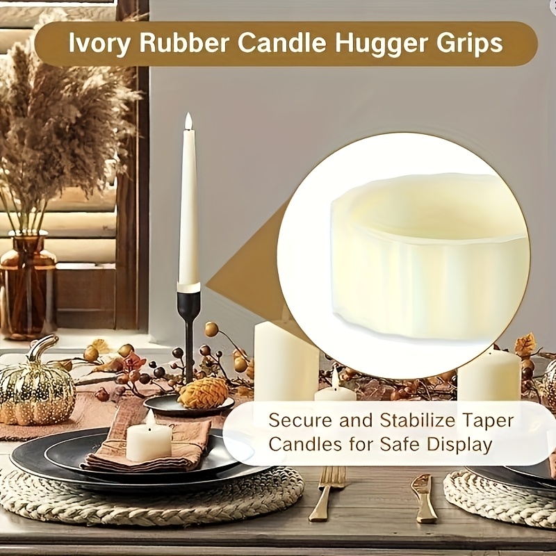 Candle Base Ring Silicone Holder for Stabilizing Candles