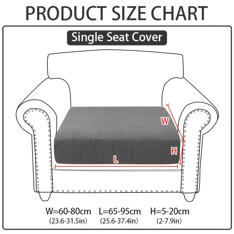 TEMU 1pc Stretch Sofa Cover, Modern Minimalist Style, And Slip-resistant Seat Cover Suitable For Sofa Covers - Creek-image-17599037320996