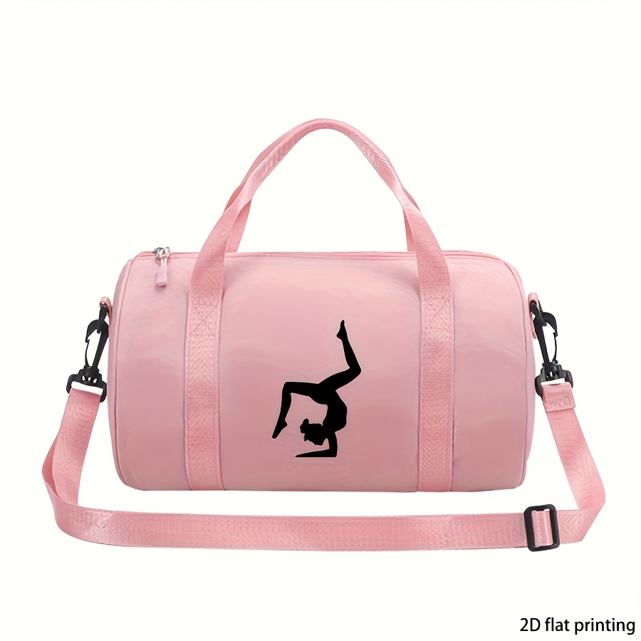 TEMU Sac à main imprimé motif gymnastique et yoga, bandoulière réglable, grand sac à bandoulière et en bandoulière, idéal pour de sport, le yoga, ,