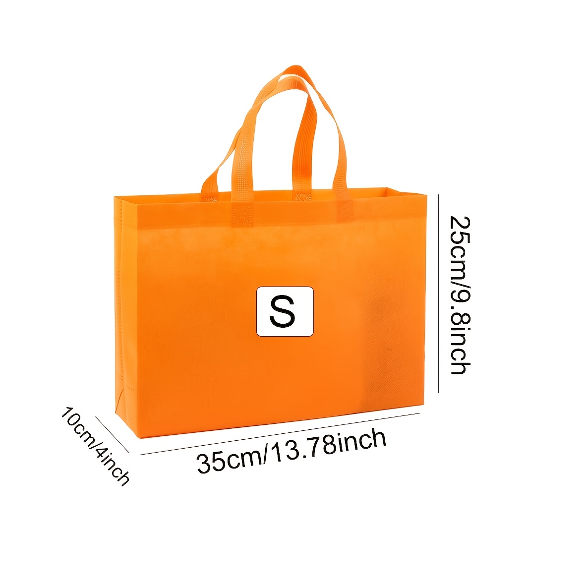60pcs Customizable Reusable Tote Bags, Large Capacity with Custom Printing