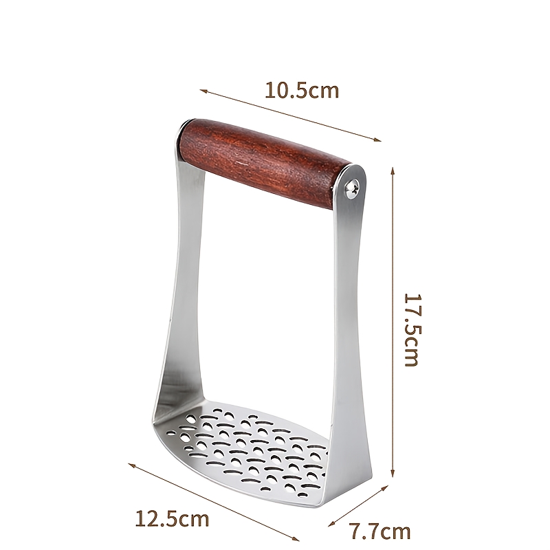 Heavy Duty Stainless Steel Potato Masher for Smooth Mashing