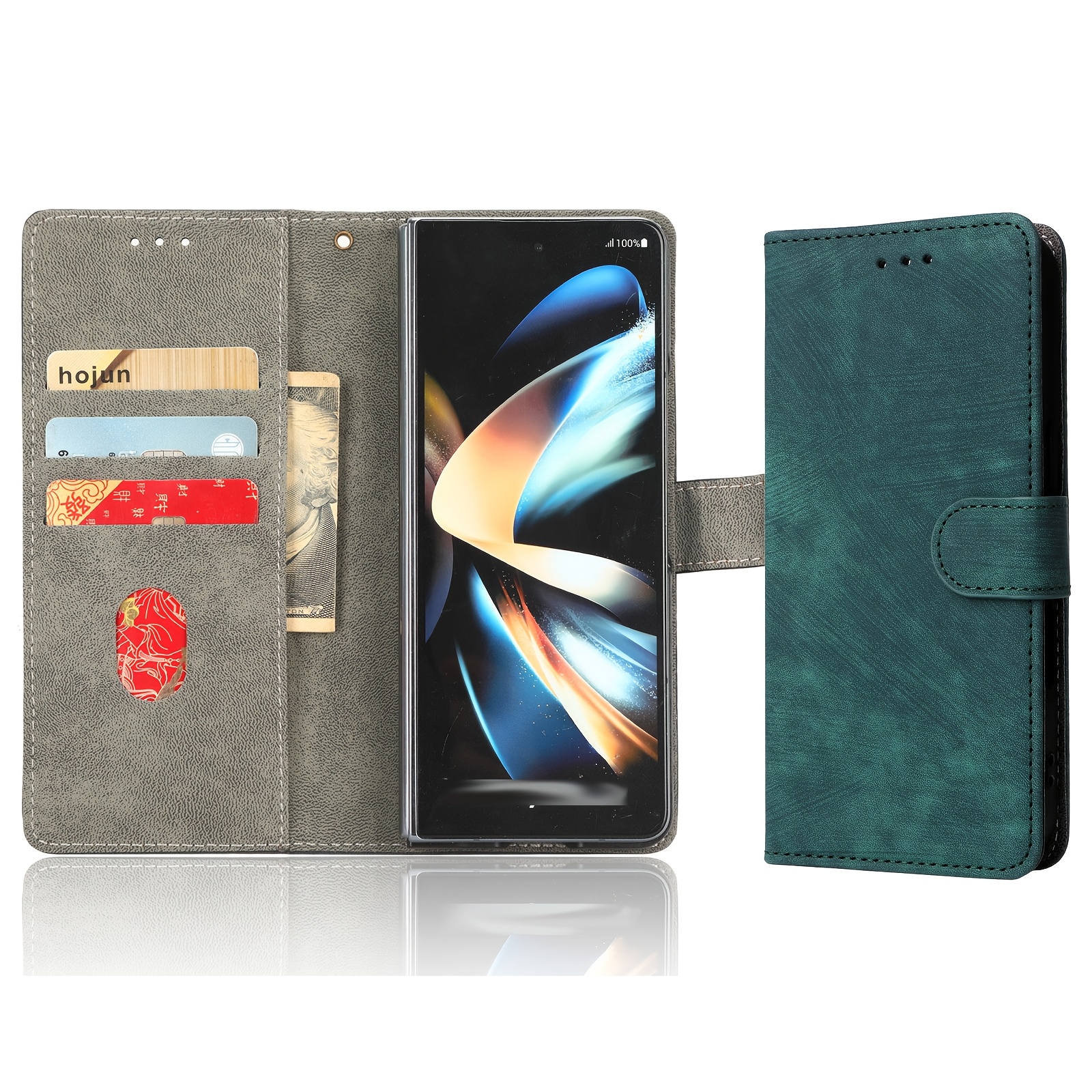 TEMU Phone Case - Phone Case For Galaxy Z Fold Series, Suitable For Galaxy Z Fold 2/ Fold 3/ Fold 4/ Fold 5/ Fold 6/ Fold 7 Wallet-style Protective
