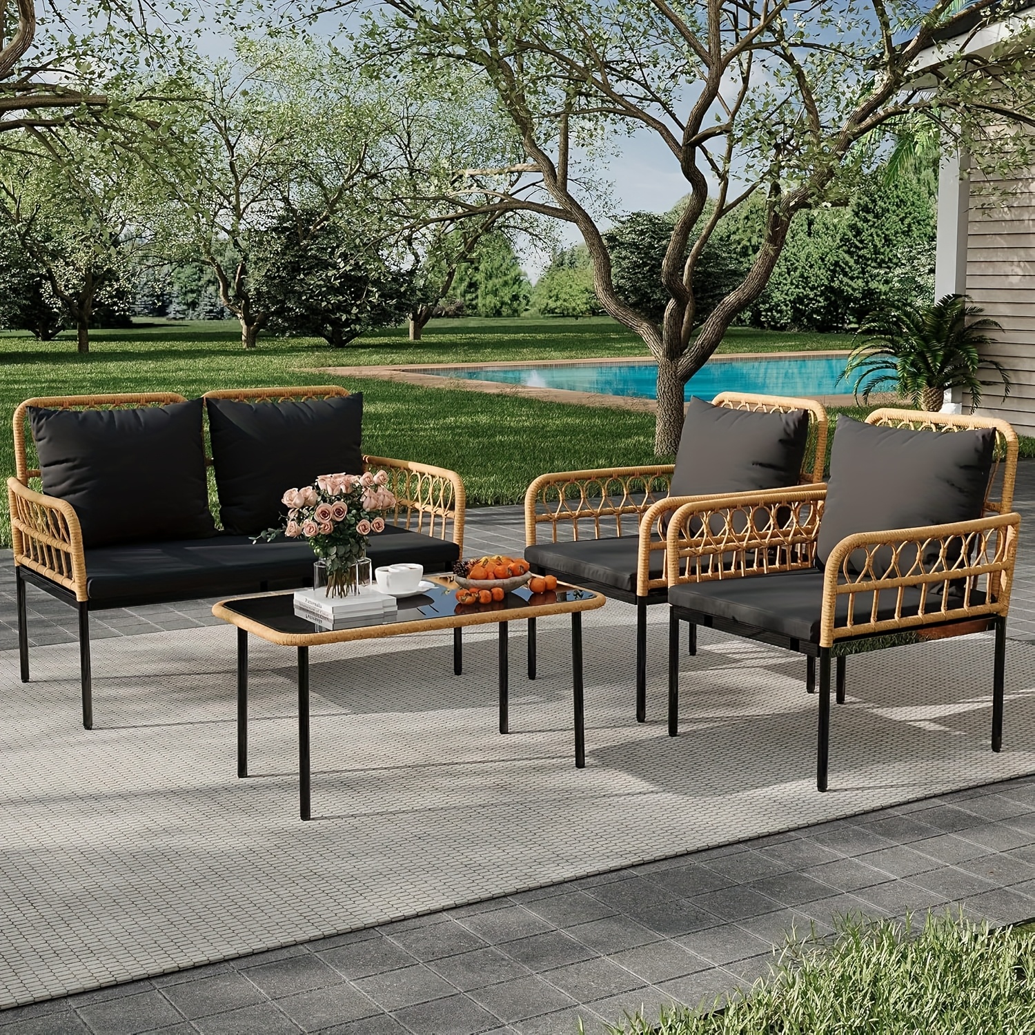 TROPOW wicker sofa