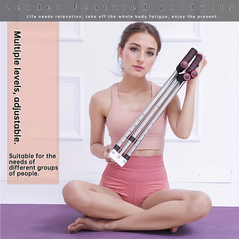 9-Adjustable Yoga Leg Stretcher, Stainless Steel Flexibility Trainer for Yoga, Ballet, Dance, Gymnastics & Boxing – Enhance Flexibility & Range of Motion – Perfect Gift for Women’s Day, Teacher’s Day, Mother’s Day & More