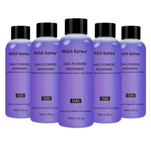 5 pack acrylic monomer liquid for nail extensions unscented nail suitable for salons diy use bonding 5fl oz each