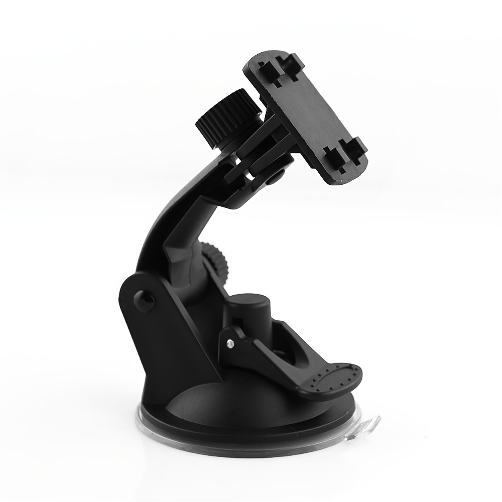 TEMU 1pc Adjustable Rotatable Device Holder With Suction Cup Base, Waterproof Dashboard Mount For Monitors, Dash Cams, Gps - Durable Plastic, Fit,