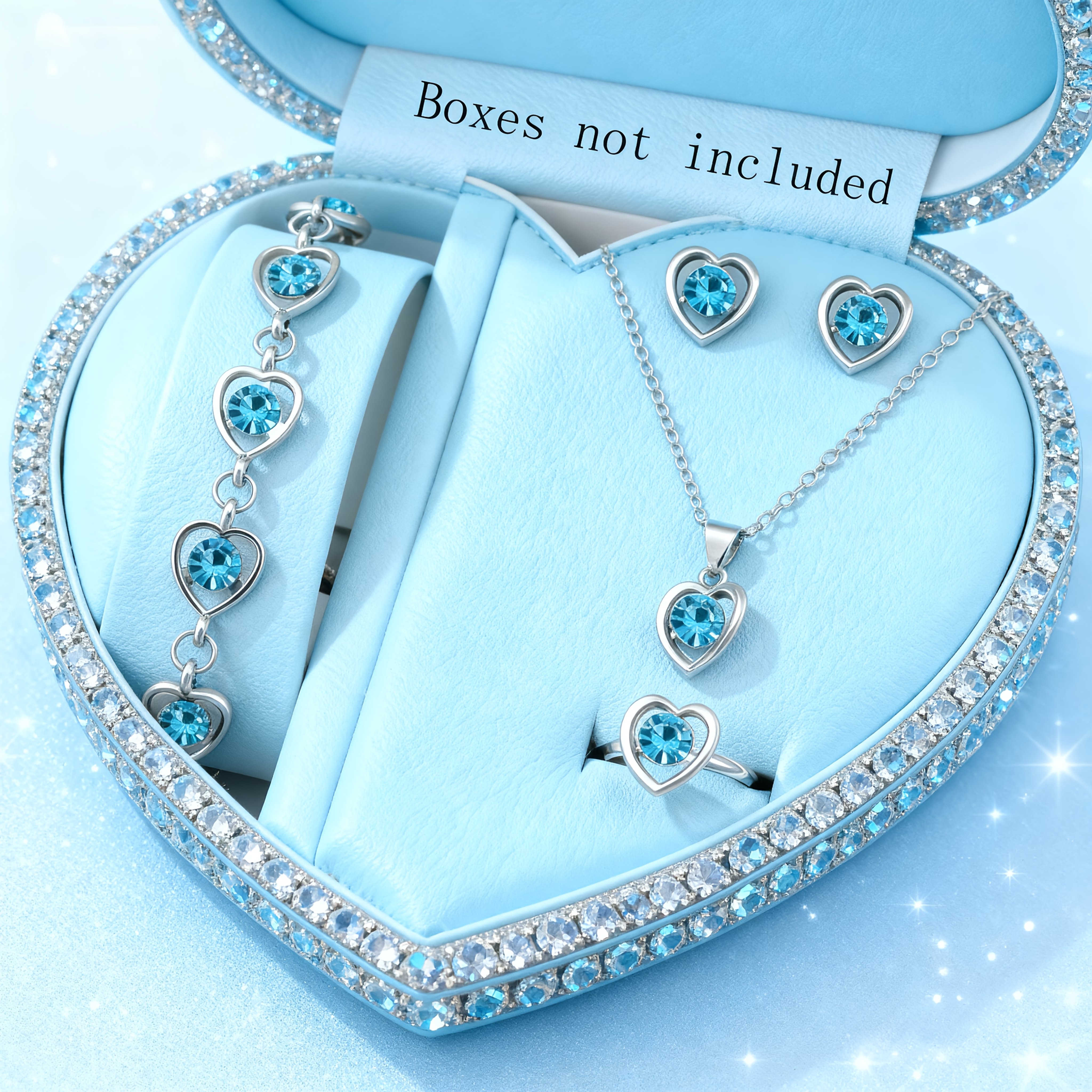 5pcs Women Fashion Elegant Jewelry Set