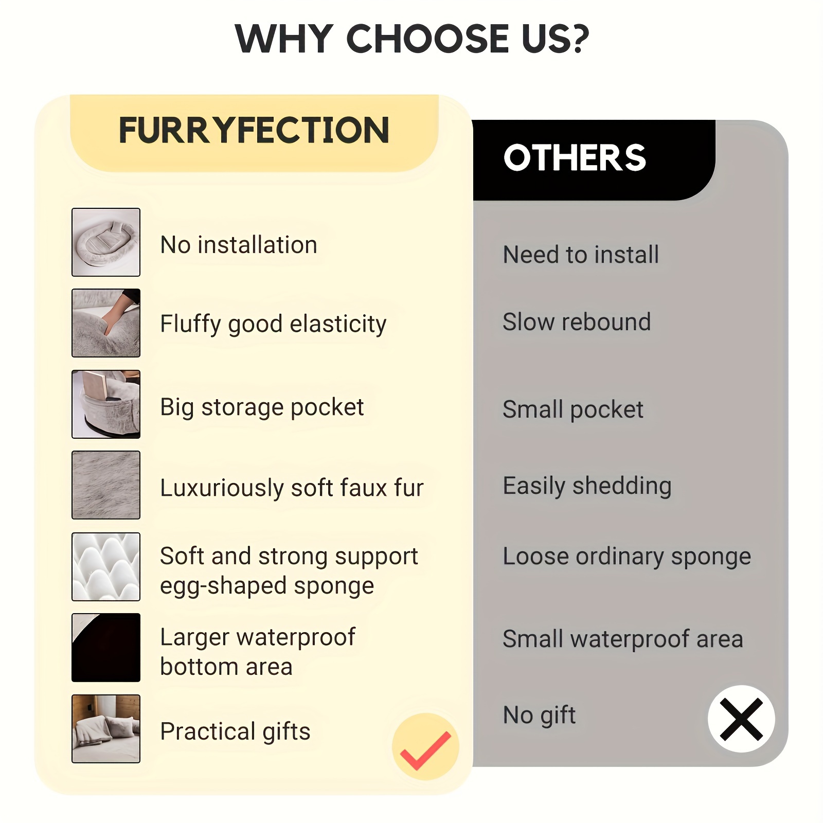 71 large orthopedic dog bed for humans pets plush washable   fur with pillow blanket non slip bottom for dogs cats grey luxury pet sofa small dog bed dog sleeping   lounger stylish pet accessory   sofa washable fabric   bedding pet   lovers home pets Product details 2