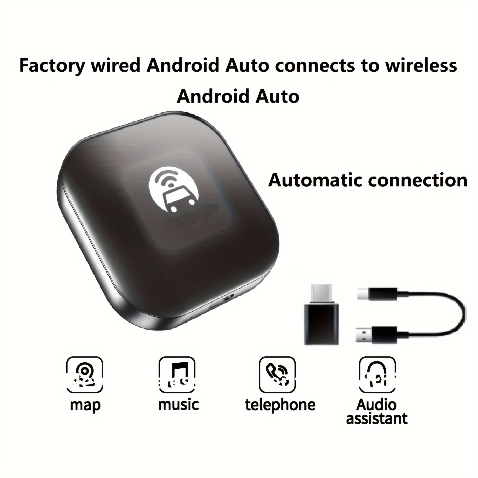 

Auto Wireless Adapter 5.8ghz Wifi Online Plug-and-play Oem Wired Auto To Wireless Usb Dongle