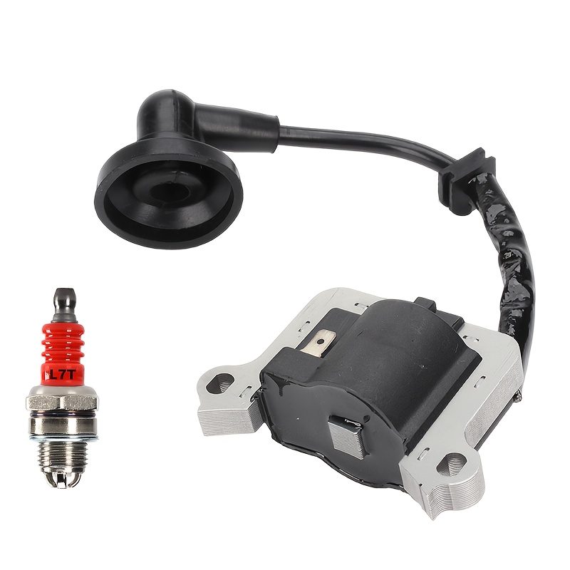 TEMU Two-stroke Engine Ignition Coil, High Voltage Pack Kit With Compatible For 1e40f-5/1e44f-5, , 43cc & 52cc Engines â Lawn Mower Replacement Part