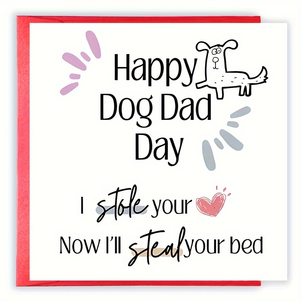 Funny Father's Day Card Dog Dads Creative Cards Perfect Gift - Temu Bahrain