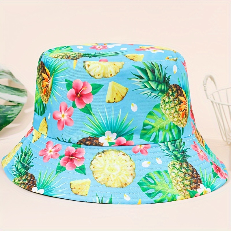 2022 Summer Cartoon Yellow Duck Bucket Hat for Women Men Outdoor Travel  Foldable Bob Fishing Hats Girls Boys Fedoras Cap Size One Size Color  White_1911