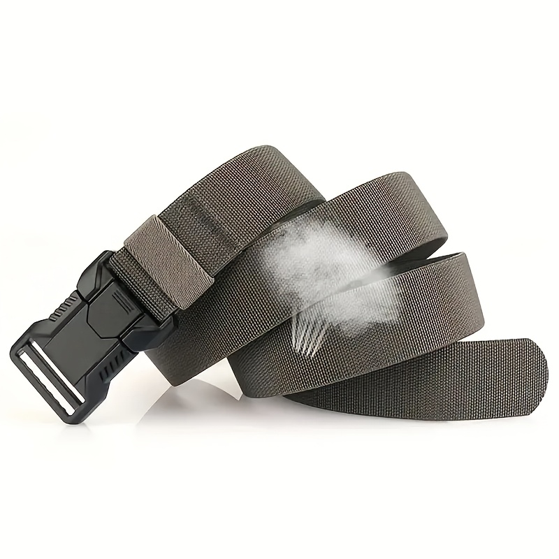 Men'S Multipurpose Belt with Quick Release Buckle Durable PP Material