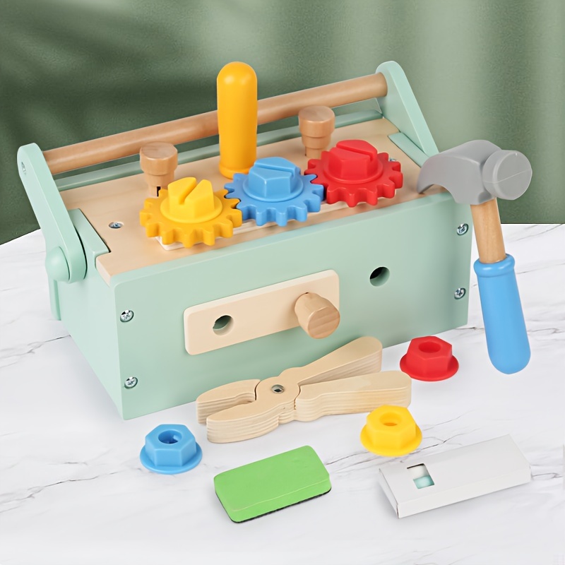 Simulation Wooden Maintenance Toolbox Exercise Baby's Hands - Temu