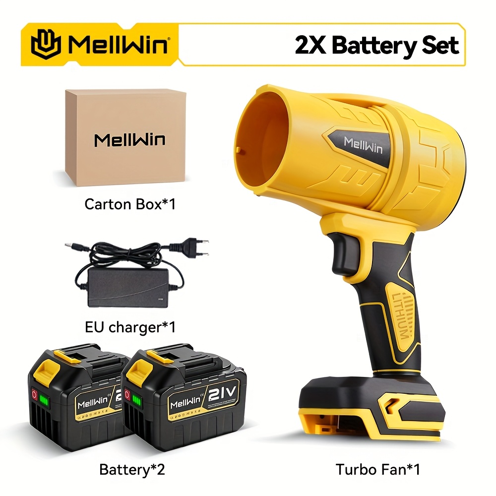 Brushless Blower, Handheld Portable Blower, For Yard Cleaning, Lawn Leaf Removal And Car Cleaning