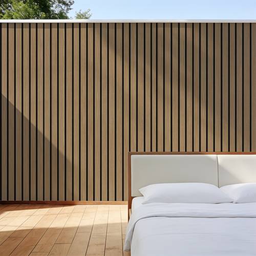 3d wood grain slat wall decor one roll self peel and stick decorative wall panels slatted wall covering for living room bedroom tv background