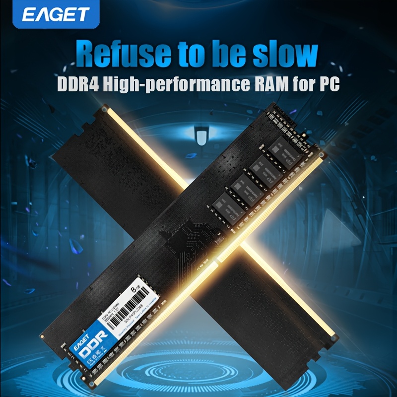 

Eaget 16gb/8gb Ddr4 3200mhz High-performance U-dimm Module, 1.2v Low Voltage, Compatible With Desktops, Strong Inner With A-grade