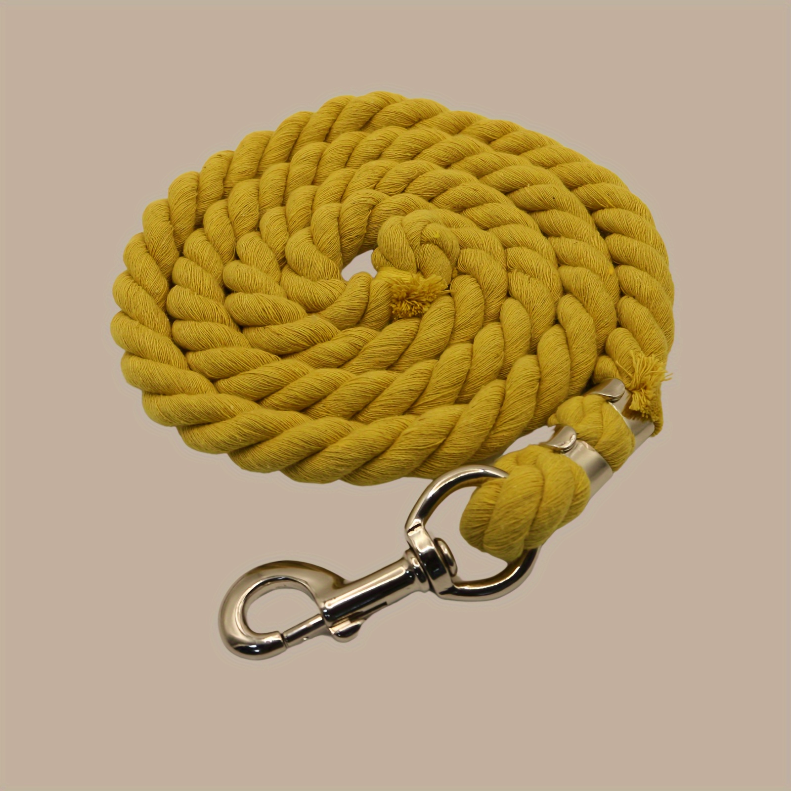 Durable Cotton Horse & Large Dog Leash - Comfort Grip, Easy Control for Horses and Big Breeds