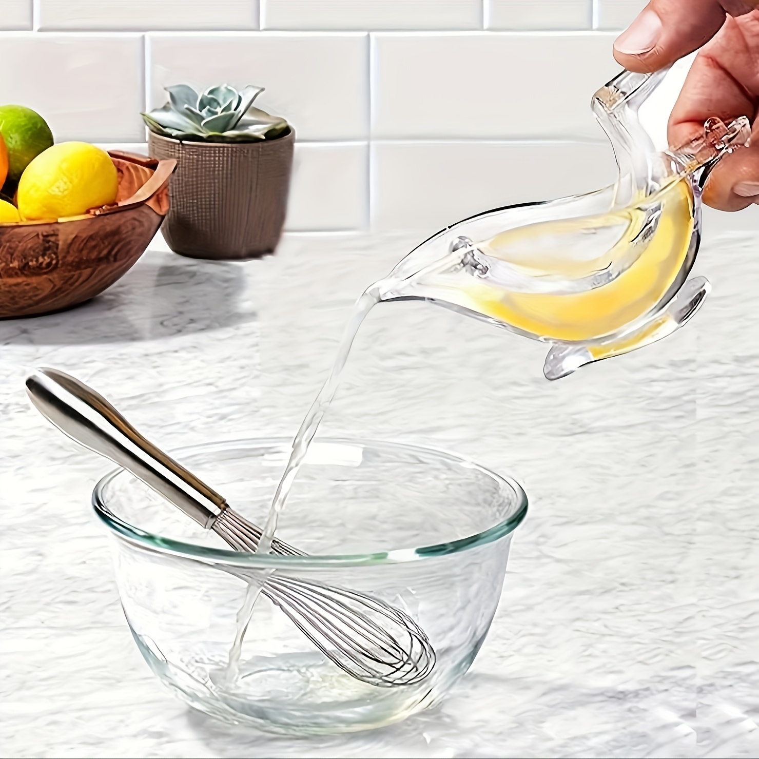 1pc acrylic bird shaped lemon squeezer portable hand juicer for lemonade cocktails salad dressing fruit extractor for orange lime pomegranate details 4