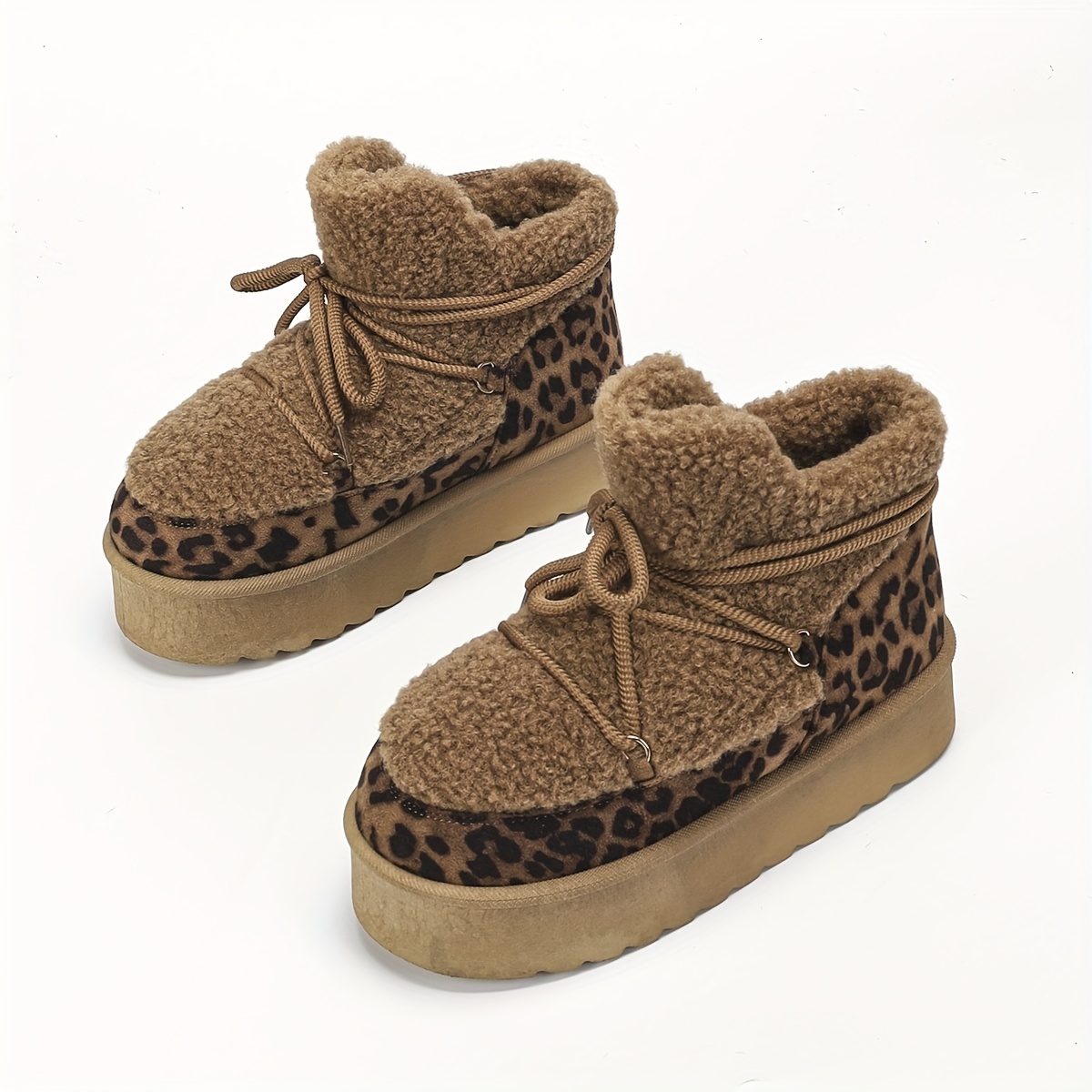Integrated Warm And Comfortable Women's Boots With Lining, Anti-slip, Short Shaft, Thick Sole