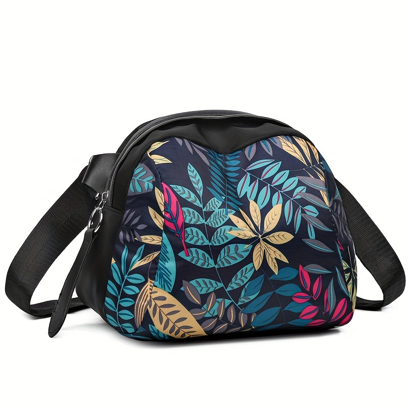 TEMU Women's Mini Crossbody Bag With Random Floral Print, Casual Shoulder Sling Pouch For Phone And