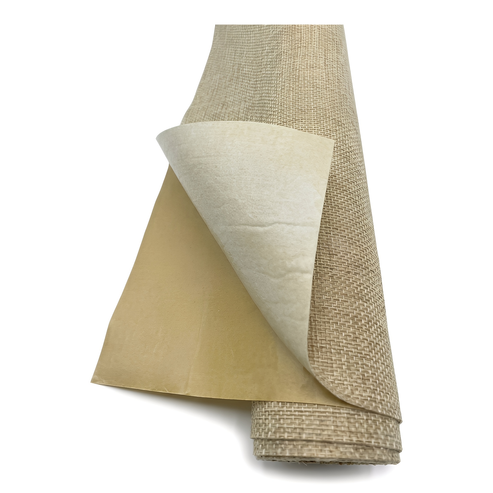 Image of 1pc Of Linen Fabric, Self-adhesive, Suitable For Home Decoration, Wall Stickers, Tablecloths, Handicrafts, Creative Diy Projects, Etc. Made Of Natural Materials.