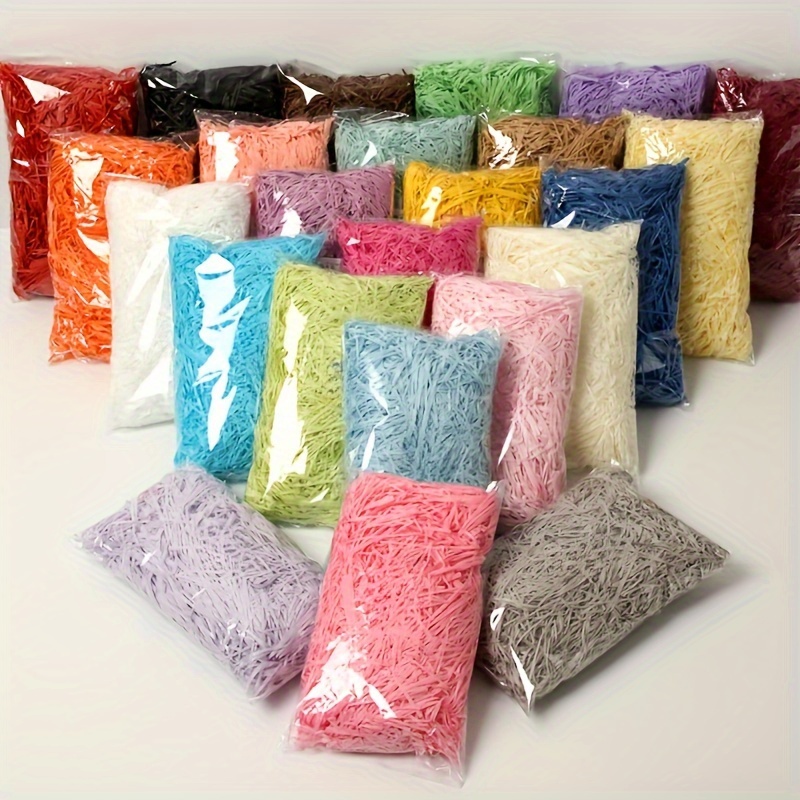 Crumpled Colorful Raffia Paper Raffia Stuffing Diy Wedding Temu Australia