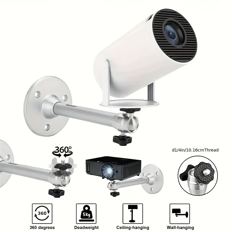 360° rotating aluminum alloy wall/ceiling mount bracket Temu