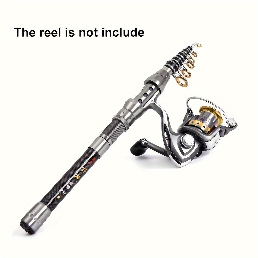 telescopic fishing rod compact powerful carbon - Temu
