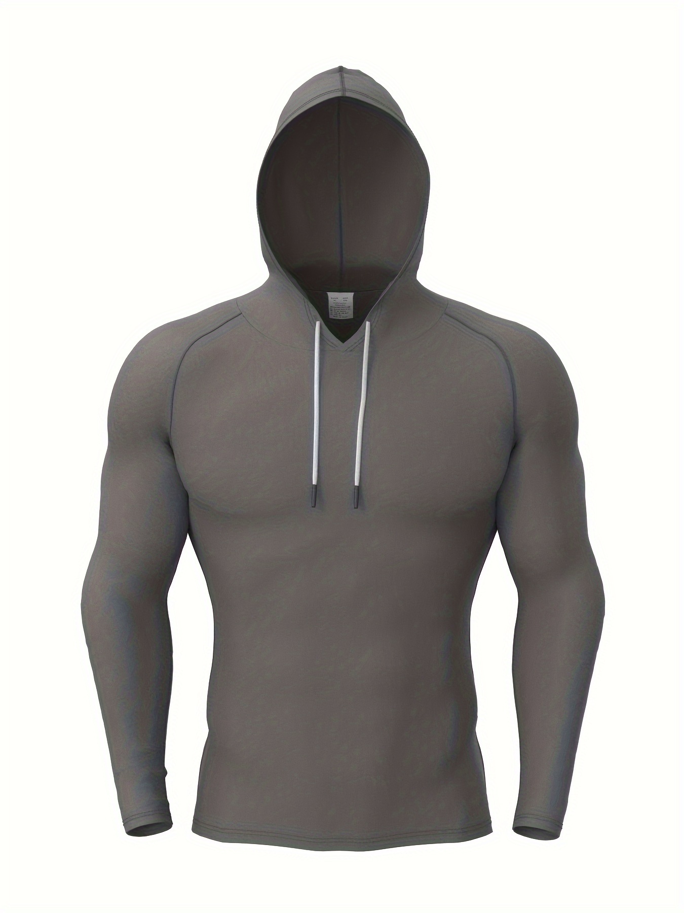 3pcs mens solid tight stretch breathable solid hooded Temu