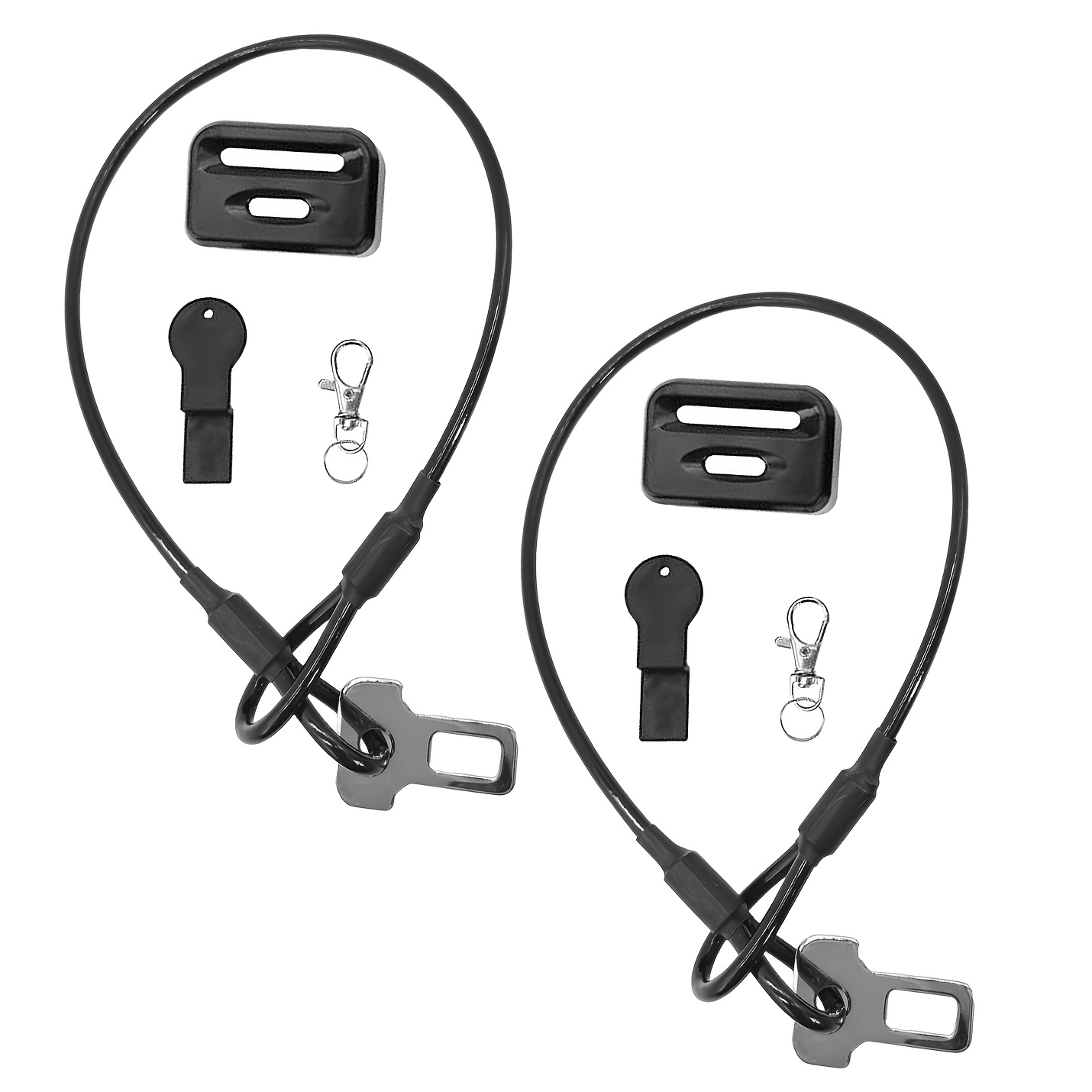 2 Sets Of Car Door Anti-theft Devices, Rv Anti-theft Locks, Rv Sliding Door Lock Inserts, Rv Locks, Suitable For Camping Vehicles, Rvs, Etc