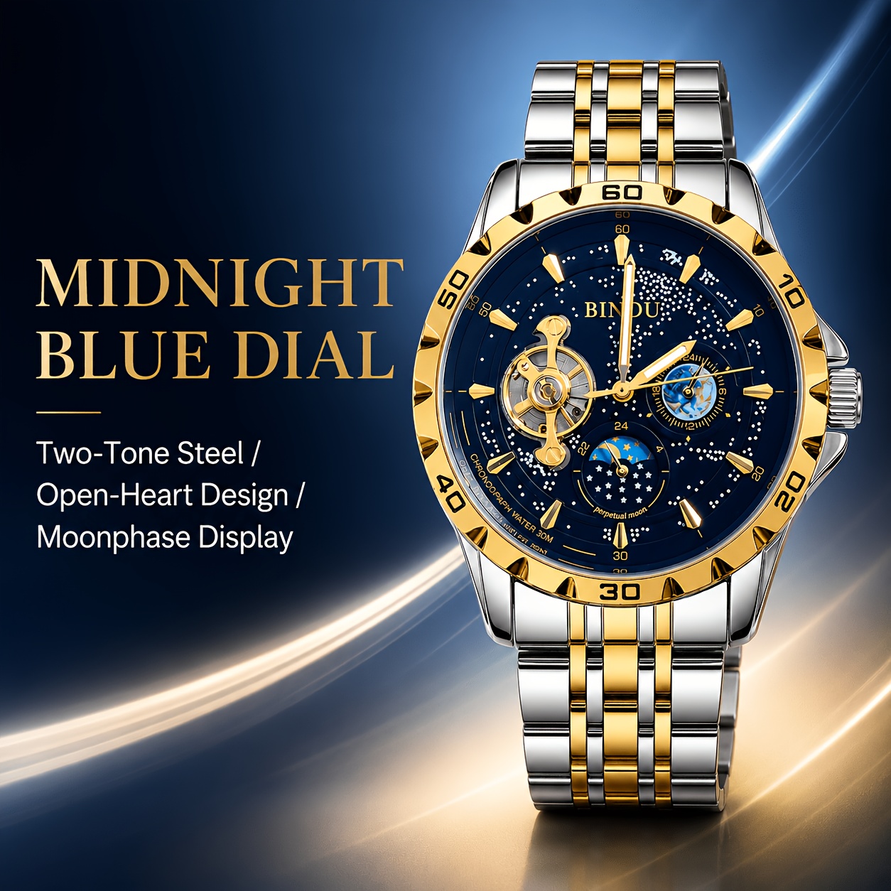 Starry Night Luminous Automatic Mechanical Watch, Unisex