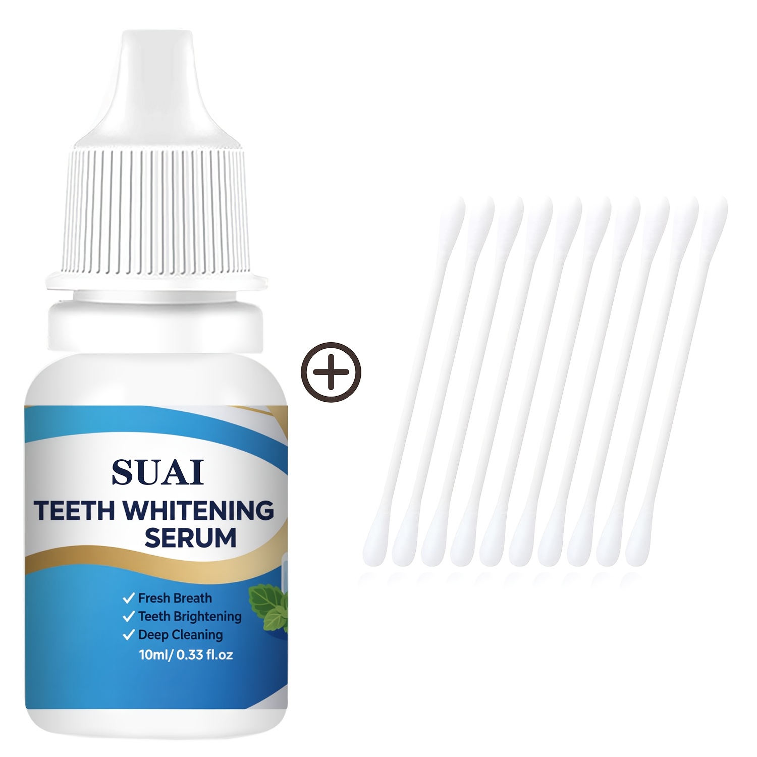 Image of Teeth Brightening Serum With Mint Flavor, Gentle Formula That Brightens Smile And Breath. For Precise Coverage, Safe For Sensitive Teeth And Enamel. Alcohol Free For Daily Use. For A Smile.10ml