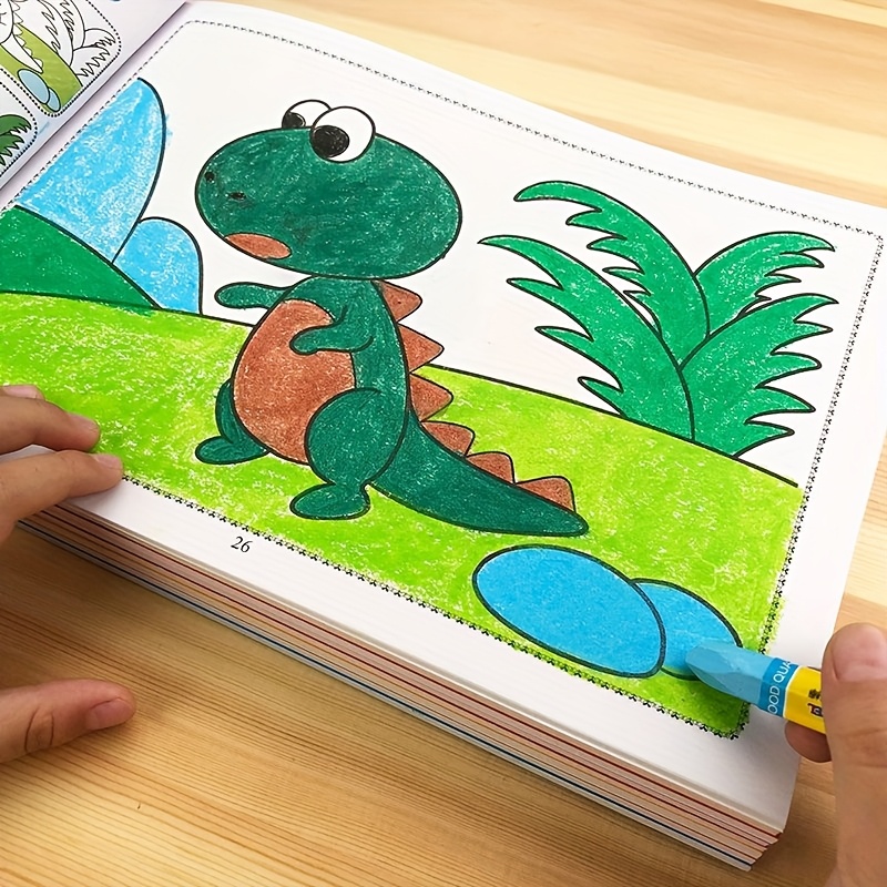 Do-It-Yourself Art Or Craft Projects, Educational Coloring Books Featuring Hand-Drawn Illustrations of Animals And Vegetables, a Car Painting Book with Designs of Animals, Fruits, Characters, Or Graffiti, Showcasing Clear Lines And Intricate Patterns, Ideal for Gifts During Easter, Halloween, And Christmas. Chinese Version