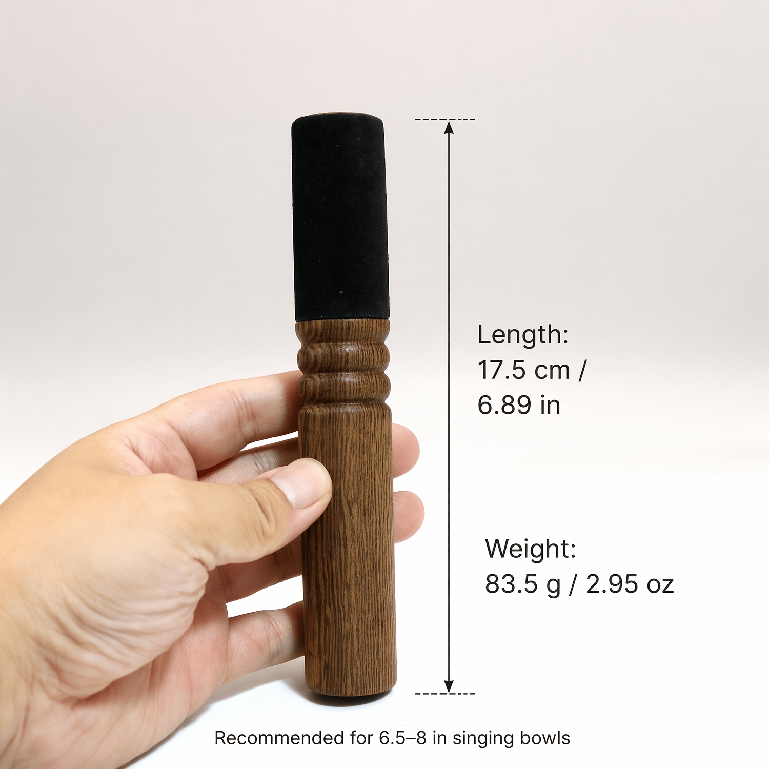 TEMU de frotar para cuenco tibetano cantor de madera de ala de pollo a , palo de despelado en , 4 tamaños disponibles para cuenco de sonido tibetano,