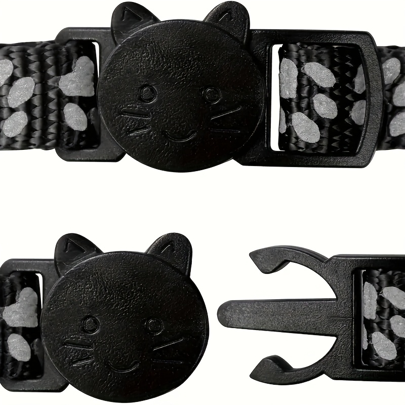 2pcs reflective pet collars light up when illuminated keep your pets   at night Product details 9