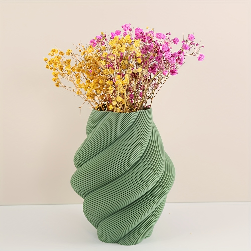 Image of 1pc Bohemian Style Vase, For Home Decor, Suitable For Room Decoration, Hallway Decoration, Office Dried Flower Decoration, Best Holiday Gift