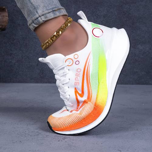 womens lightweight and breathable sports shoes with cushioning anti slip and durable features stylish lace up low top shoes for trail running road running and everyday casual wear in multiple suitable for